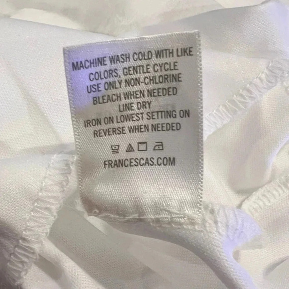 NEW with tags (NWT) Francesca’s White Cotton Mini Dress - Picture 8 of 10